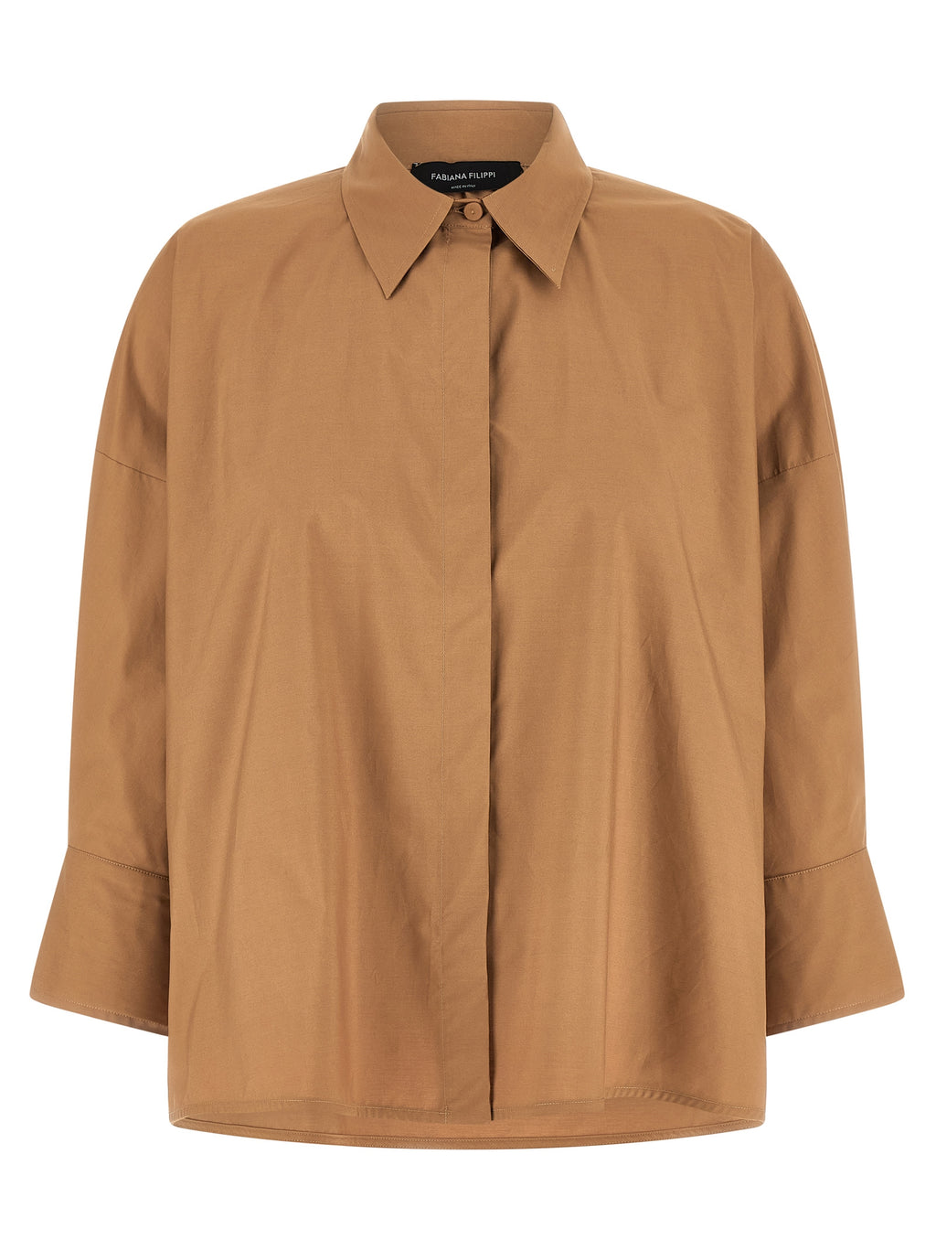 Brown Cotton Blouse