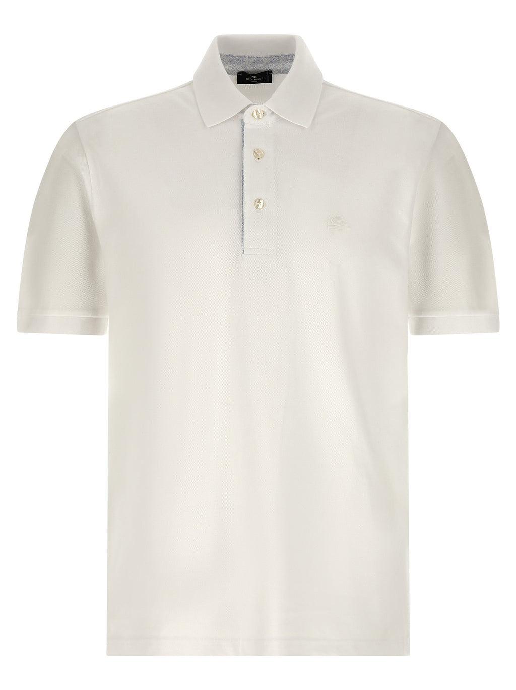 White Cotton Polo Shirt