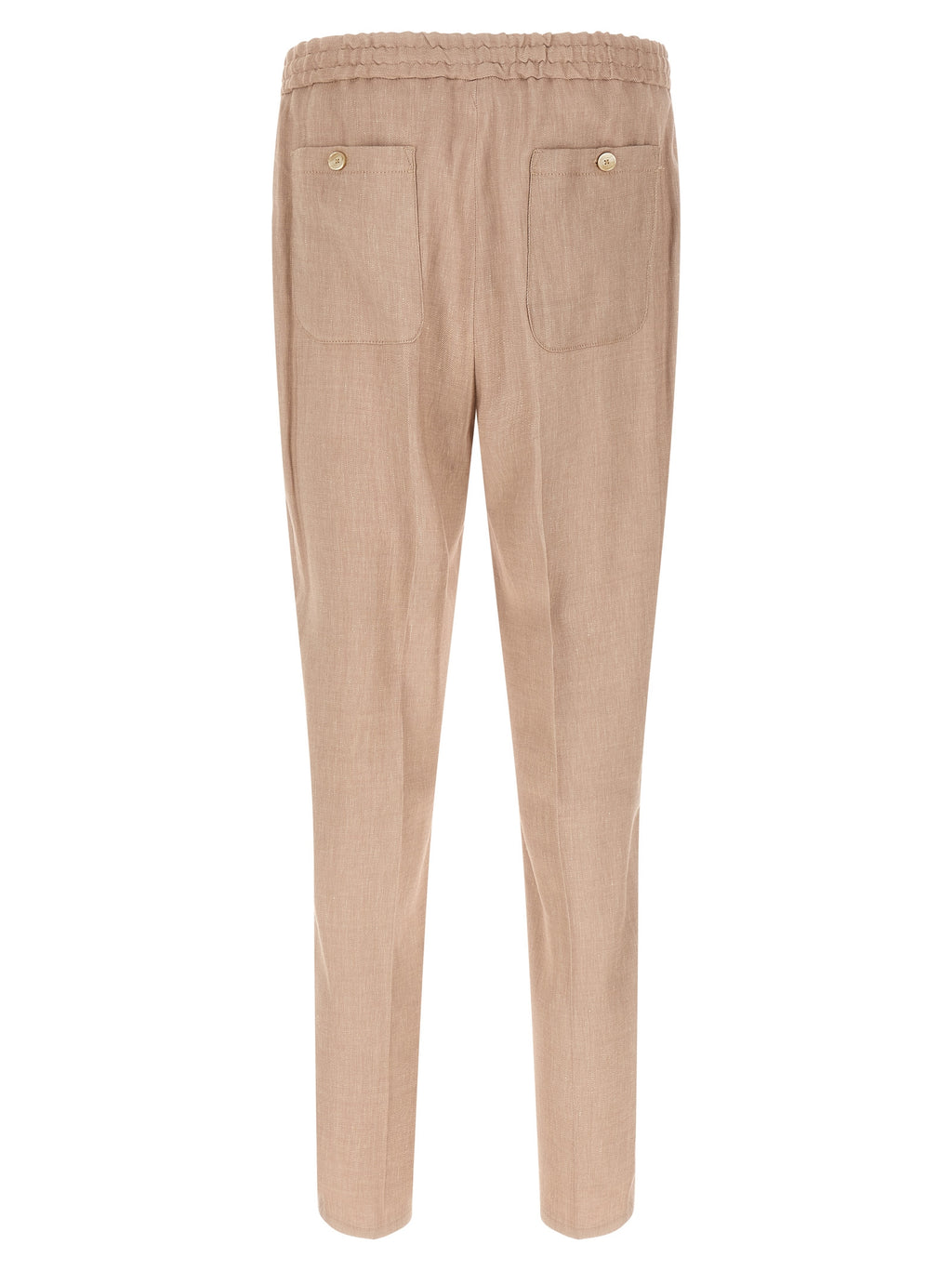 Beige Linen Joggers (Workout Pants)