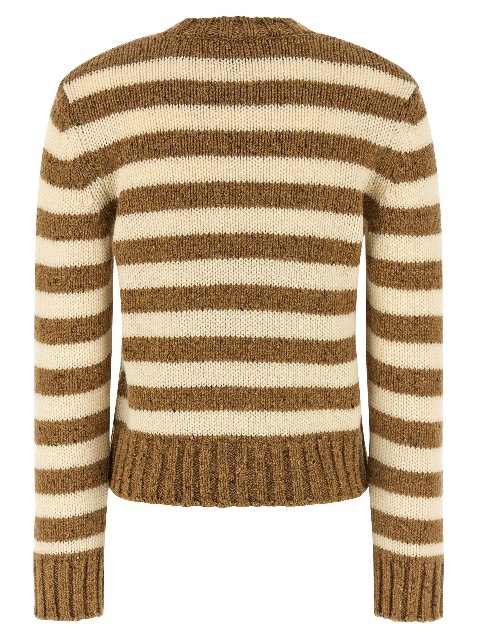 Brown Virgin Wool Cardigan