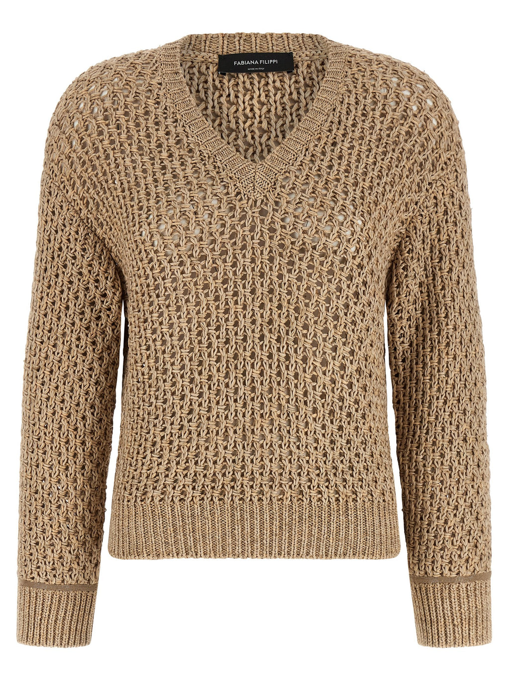 Brown Cotton Cardigan