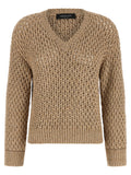Brown Cotton Cardigan