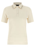 Beige Cotton Polo Shirt