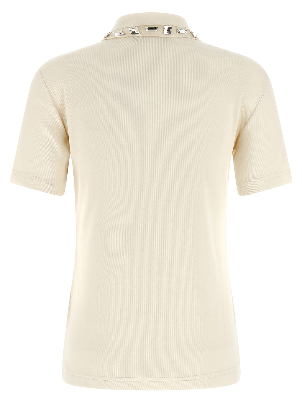 Beige Cotton Polo Shirt