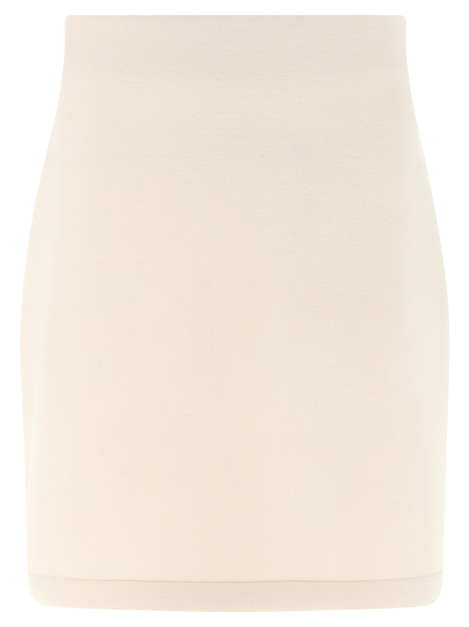 Beige Modal Long Skirt