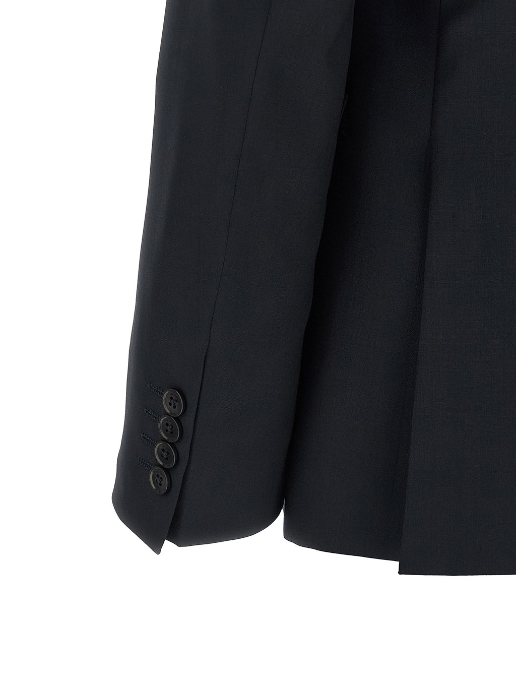 Blue Wool Two-Piece Suit