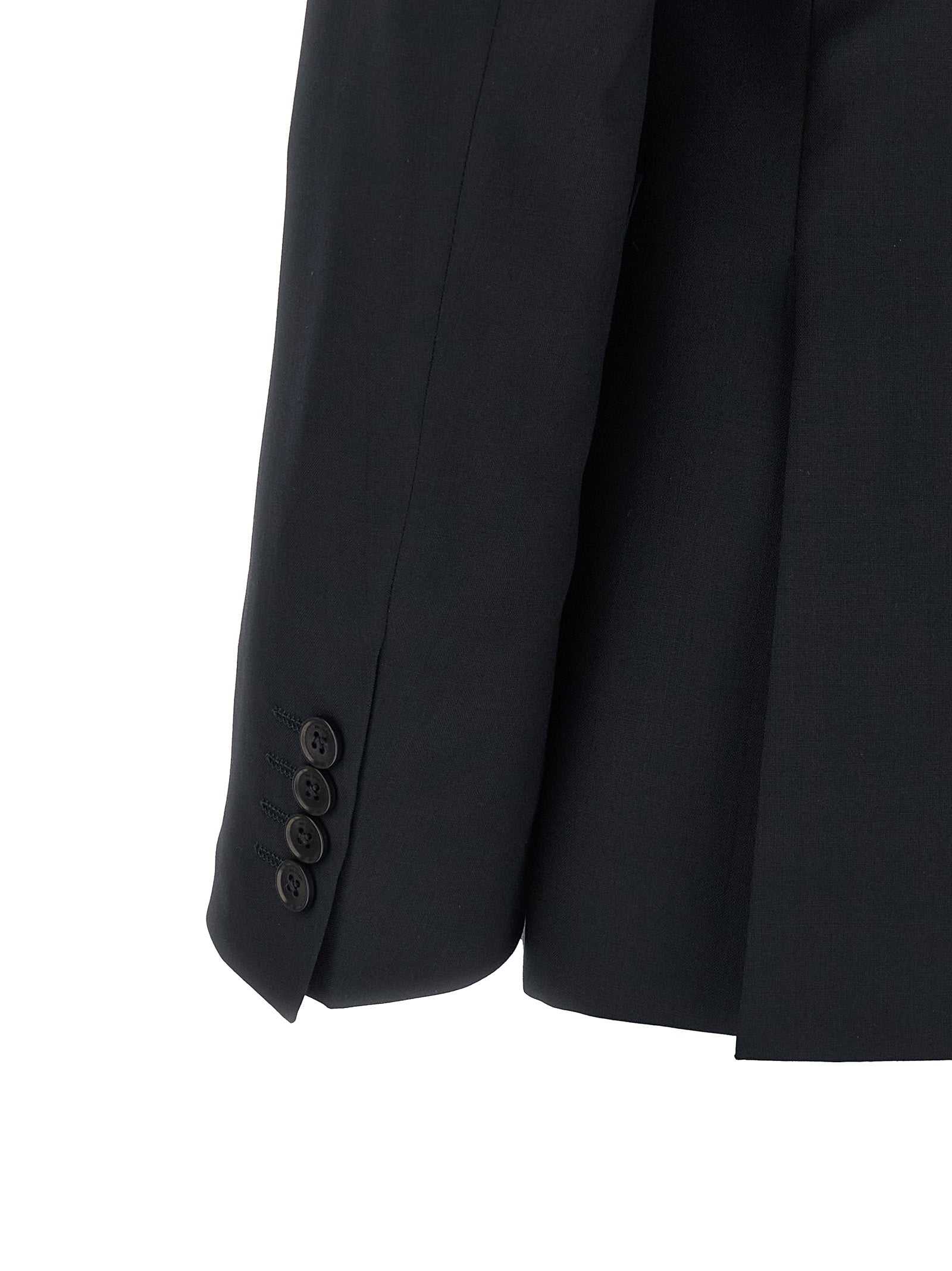Blue Wool Two-Piece Suit