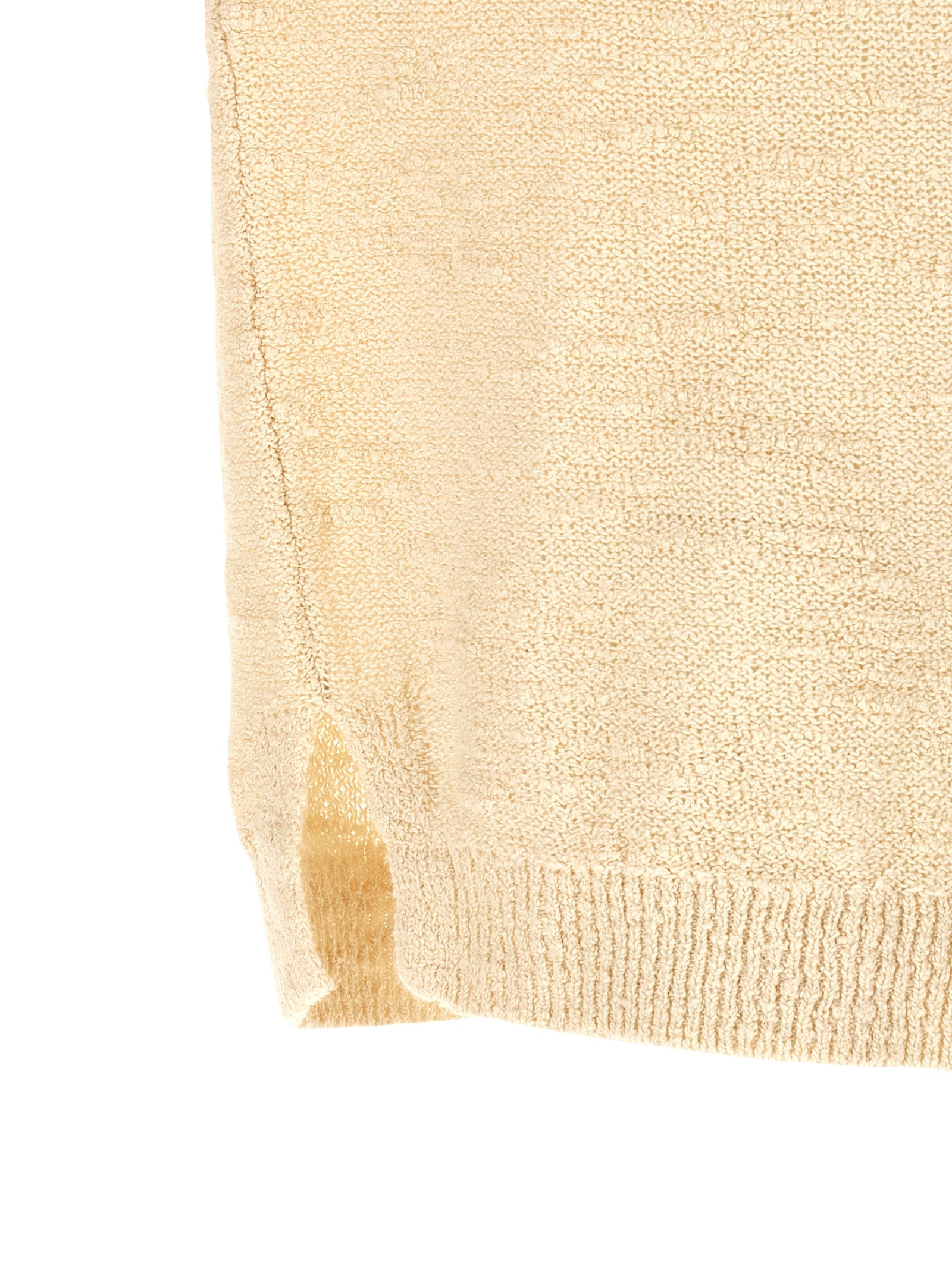 Beige Cotton Cardigan