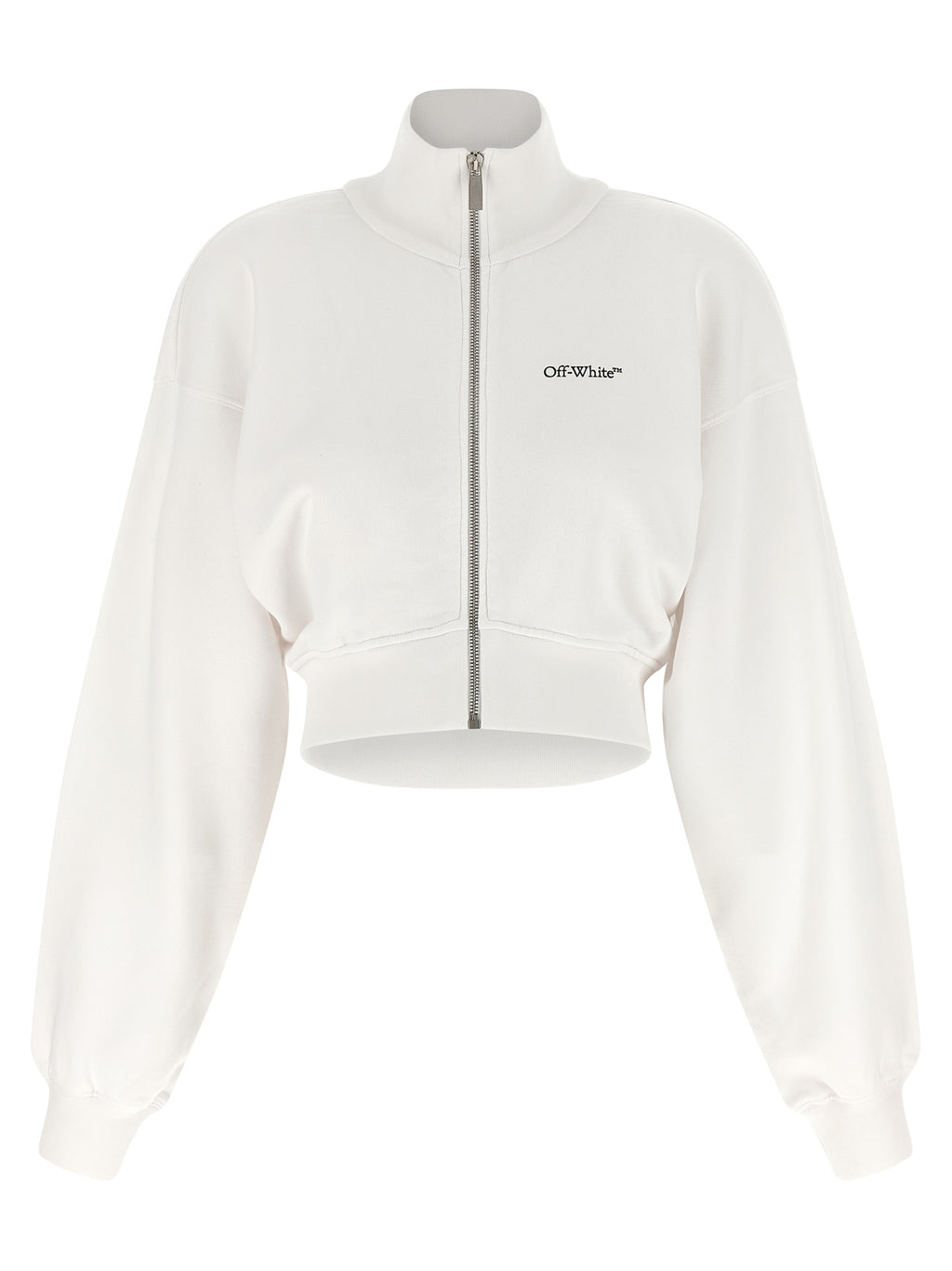 White Cotton Sweatshirt
