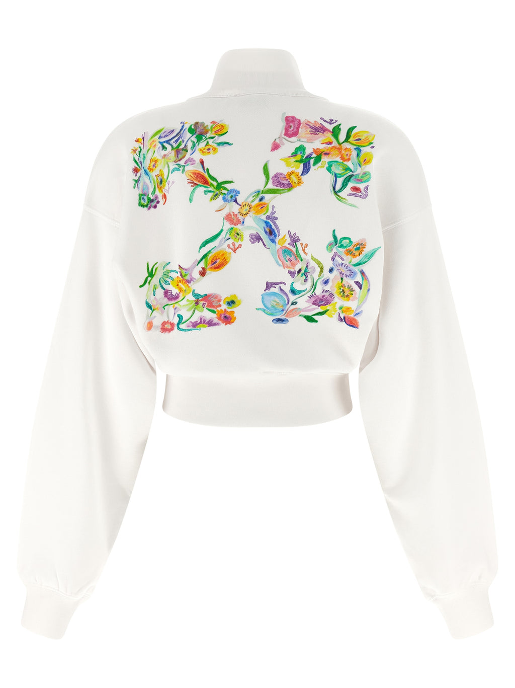 White Cotton Sweatshirt