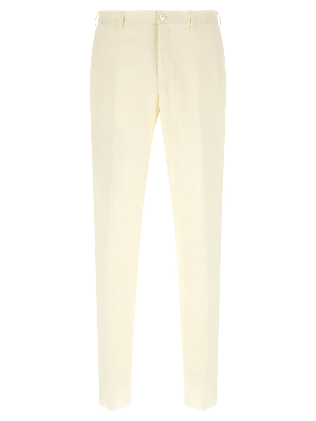 White Wool Two-Piece Suit