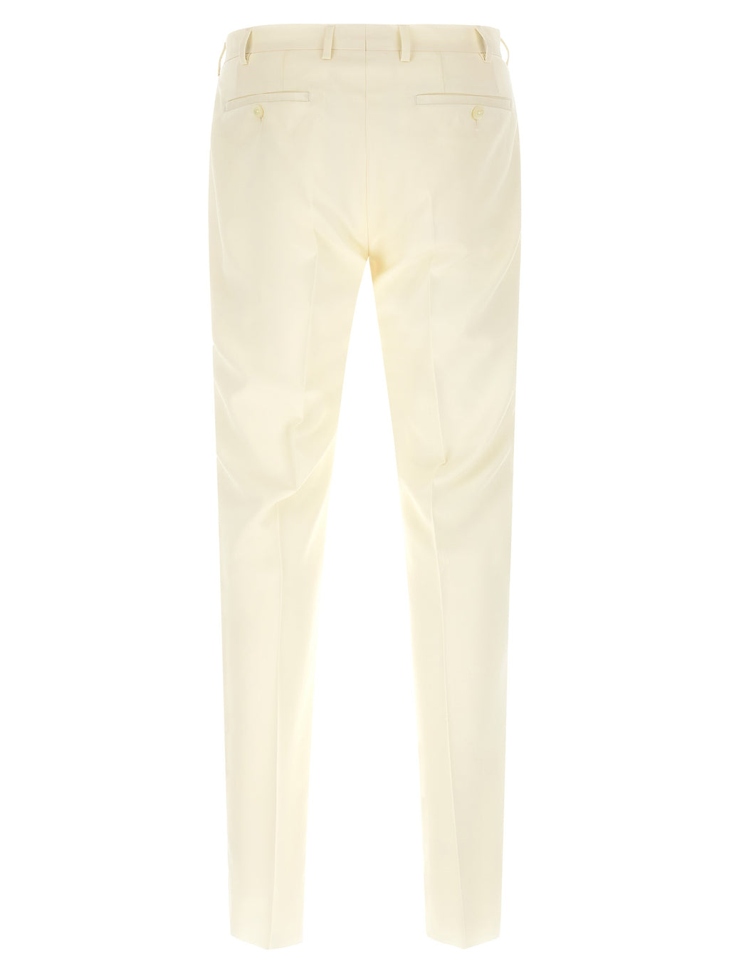 White Wool Two-Piece Suit