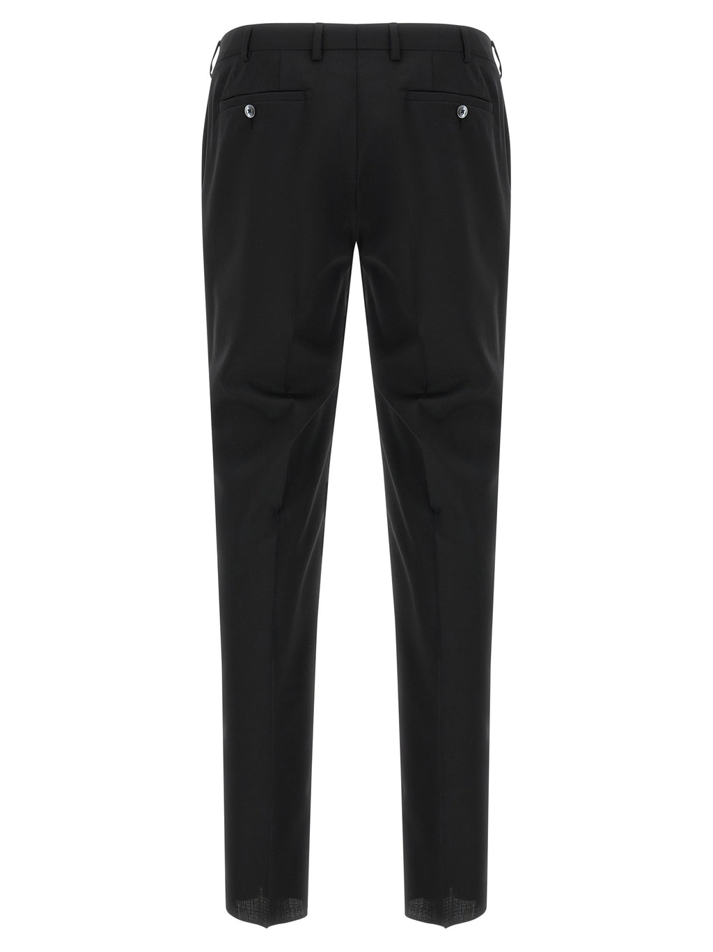 Black Wool Two-Piece Suit