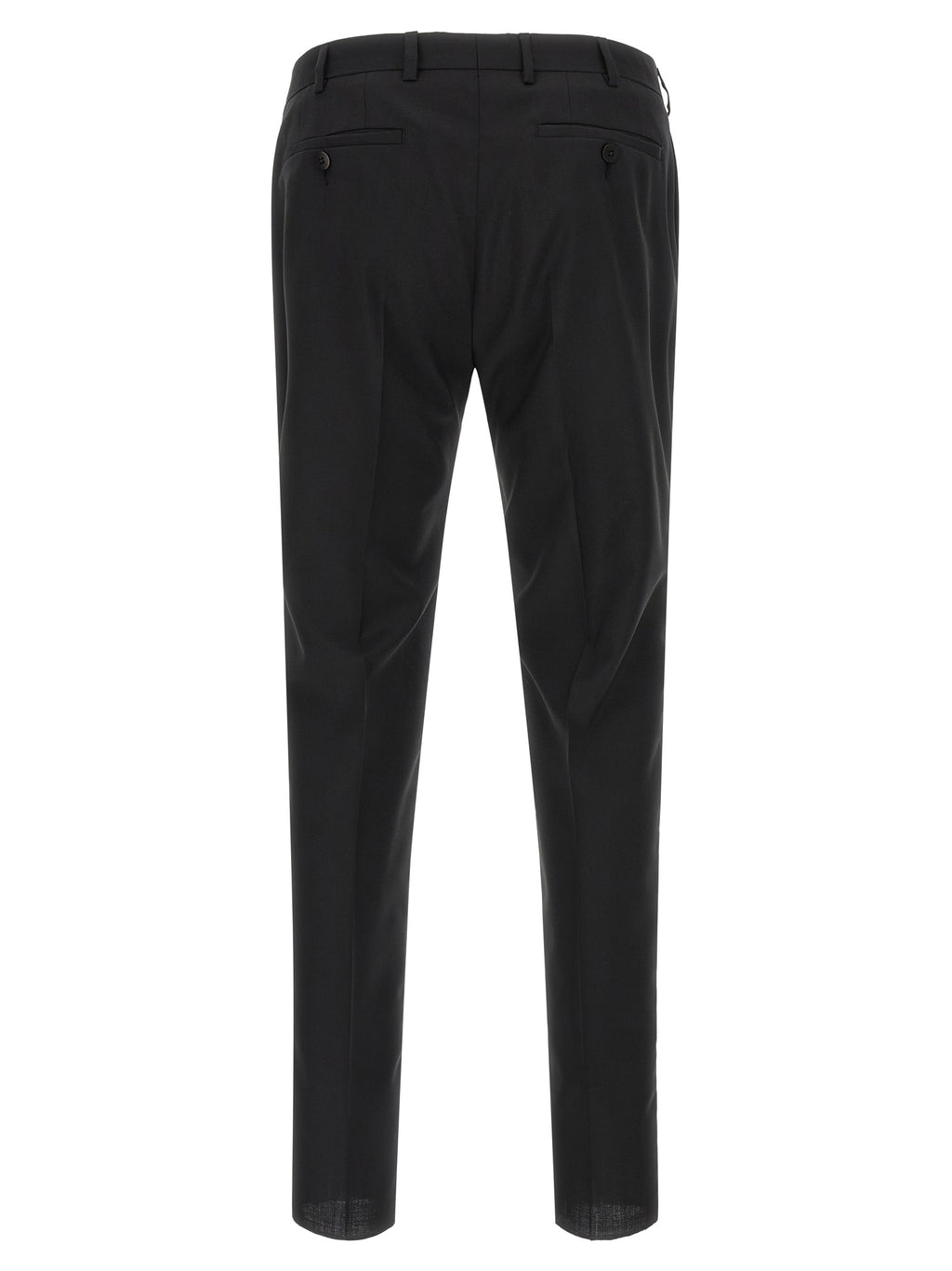 Black Wool Two-Piece Suit