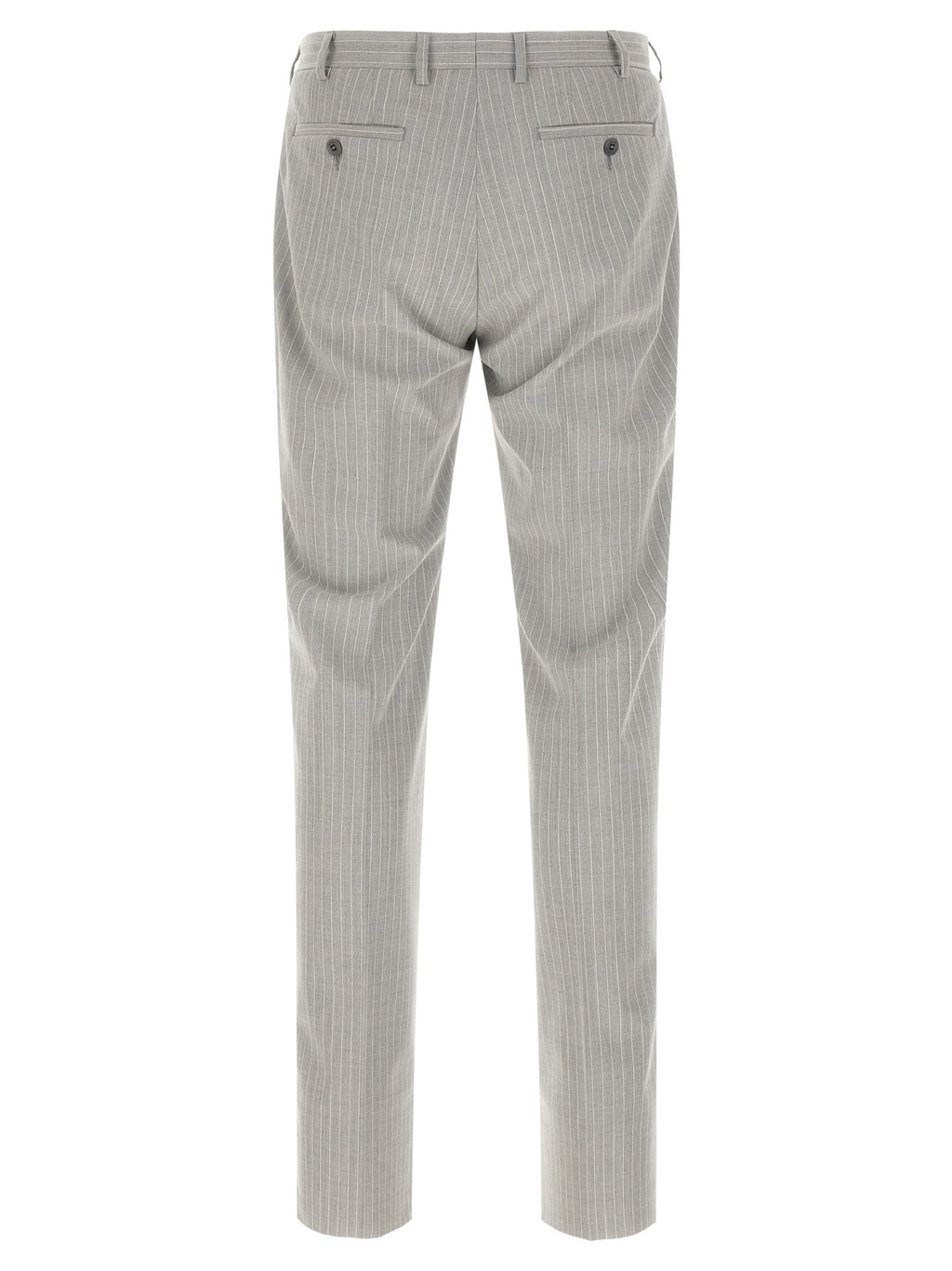 Gray Polyester Two-Piece Suit