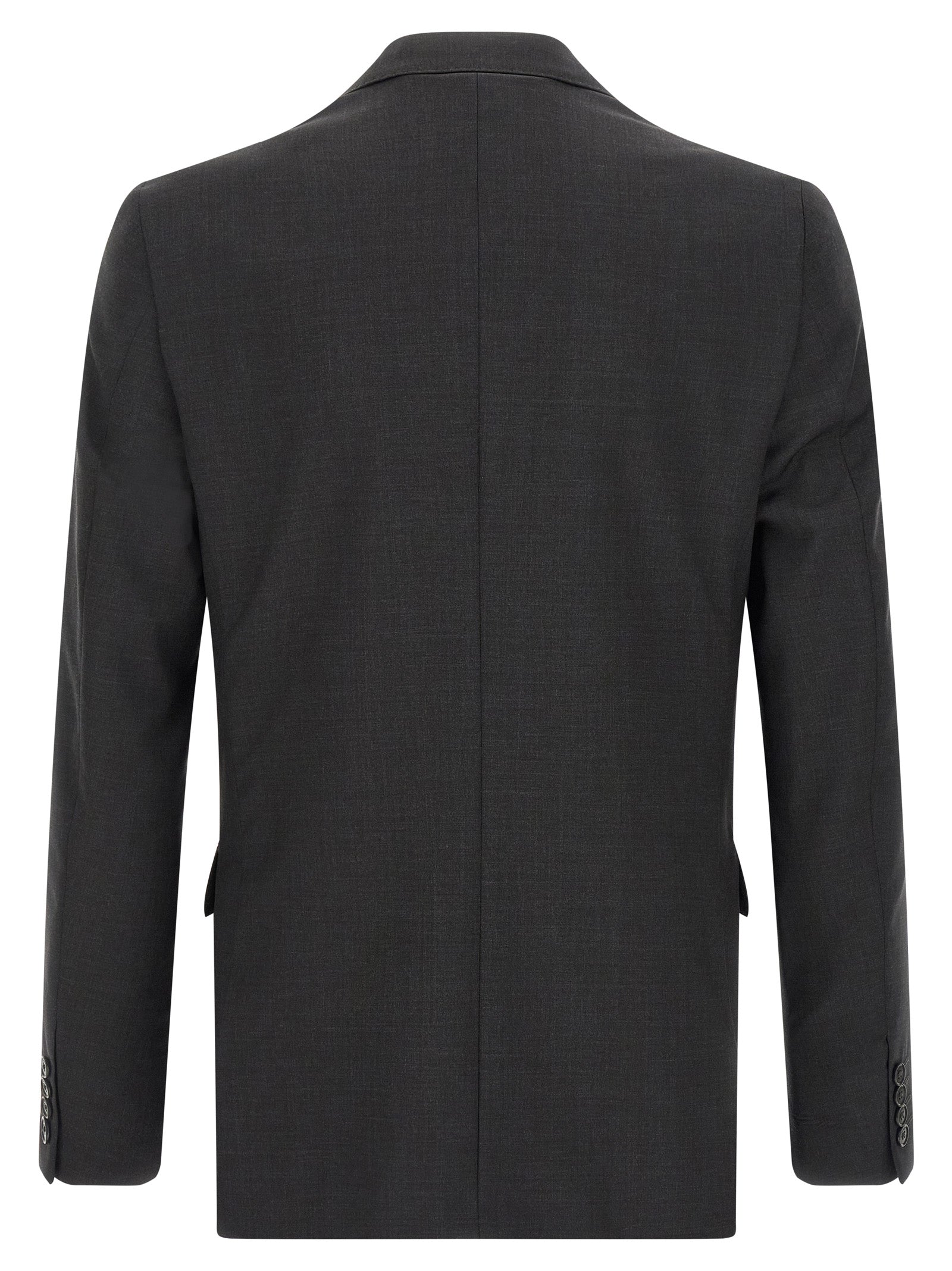 Gray Viscose Two-Piece Suit
