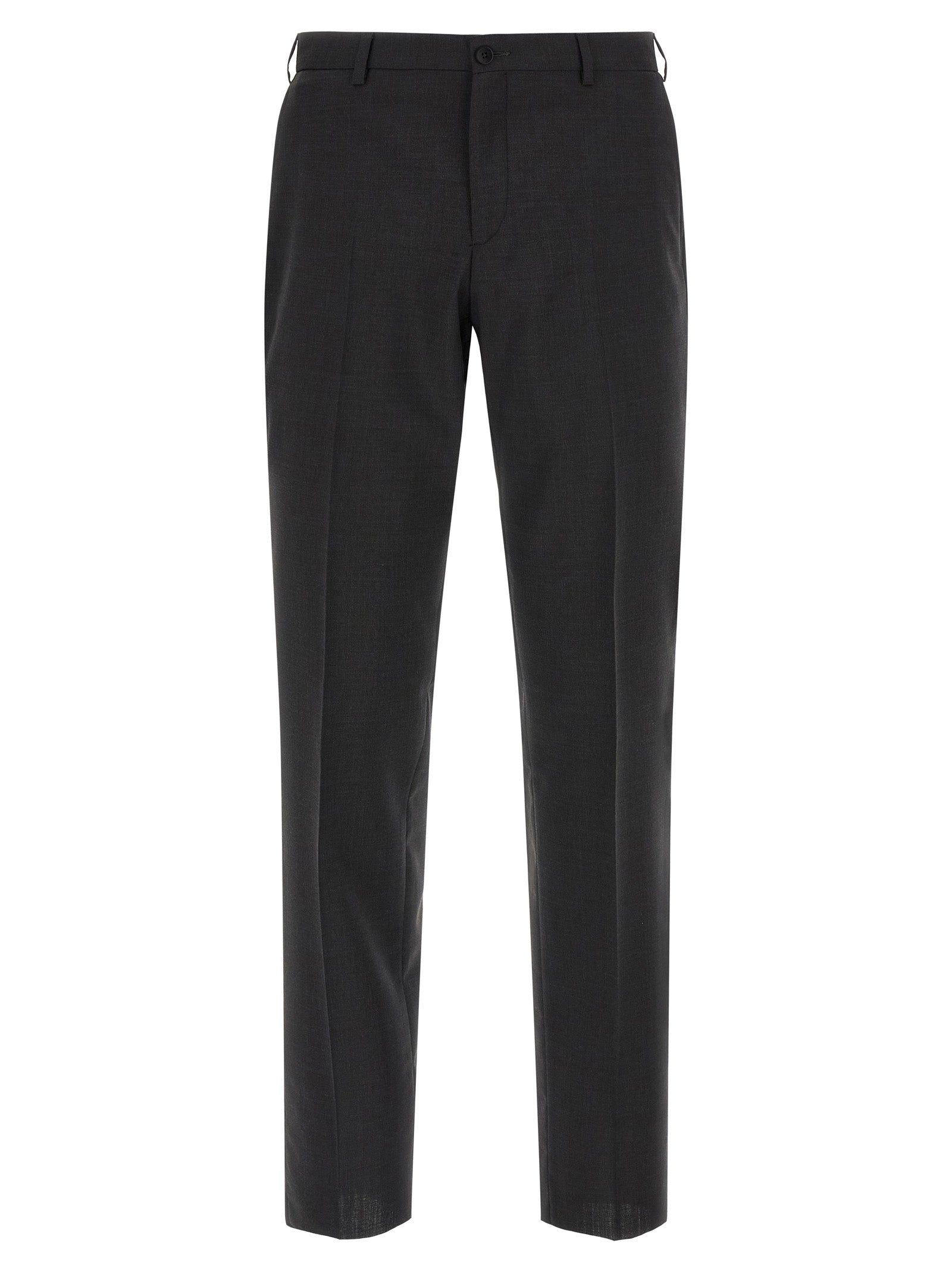 Gray Viscose Two-Piece Suit