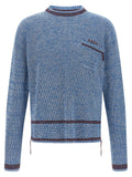 Blue Cotton Cardigan