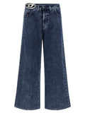Blue Cotton Jeans Denim