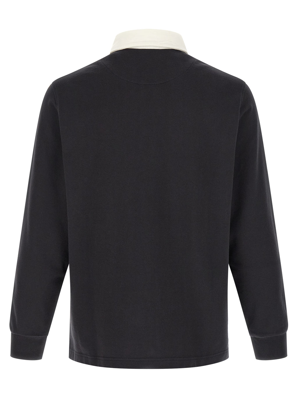 Black Cotton Polo Shirt