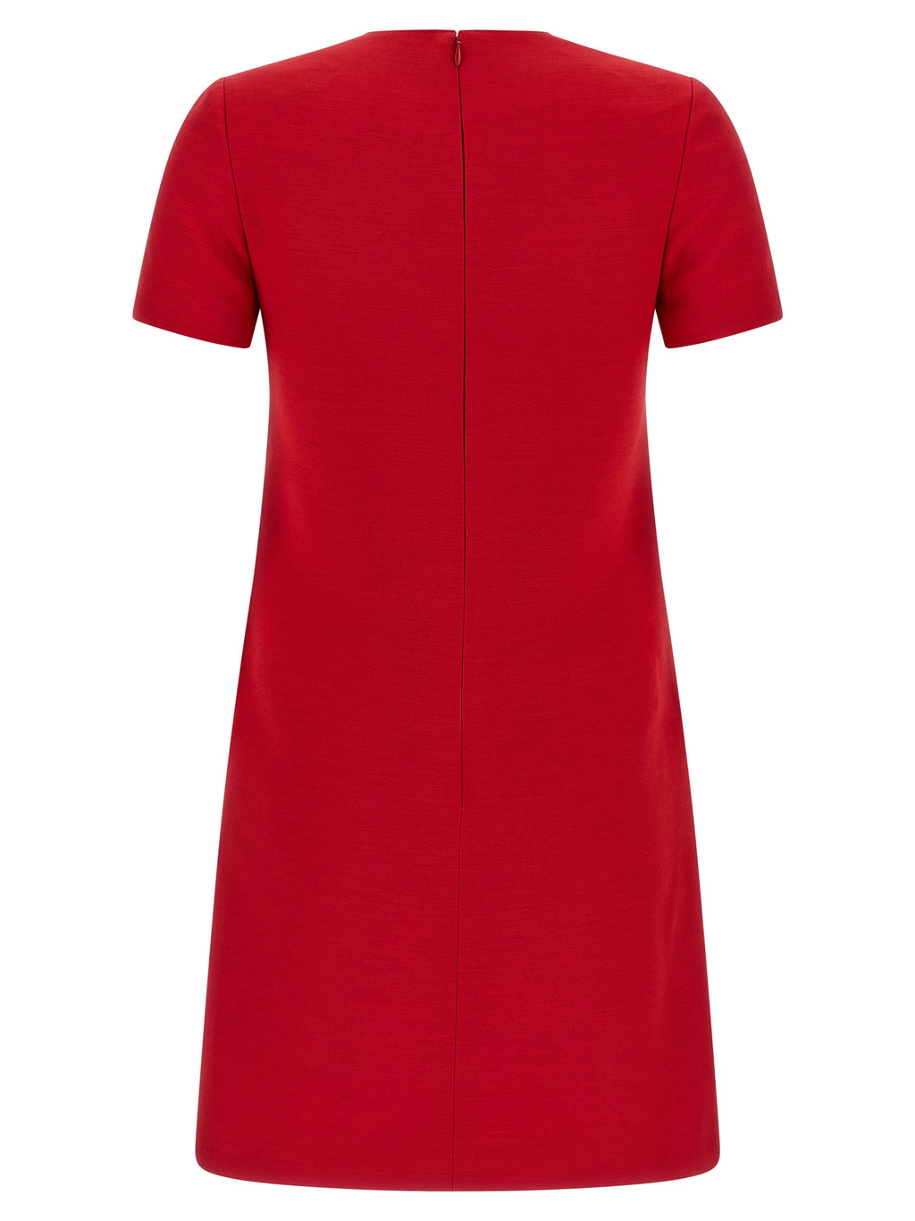Multicolor Virgin Wool Short Dress