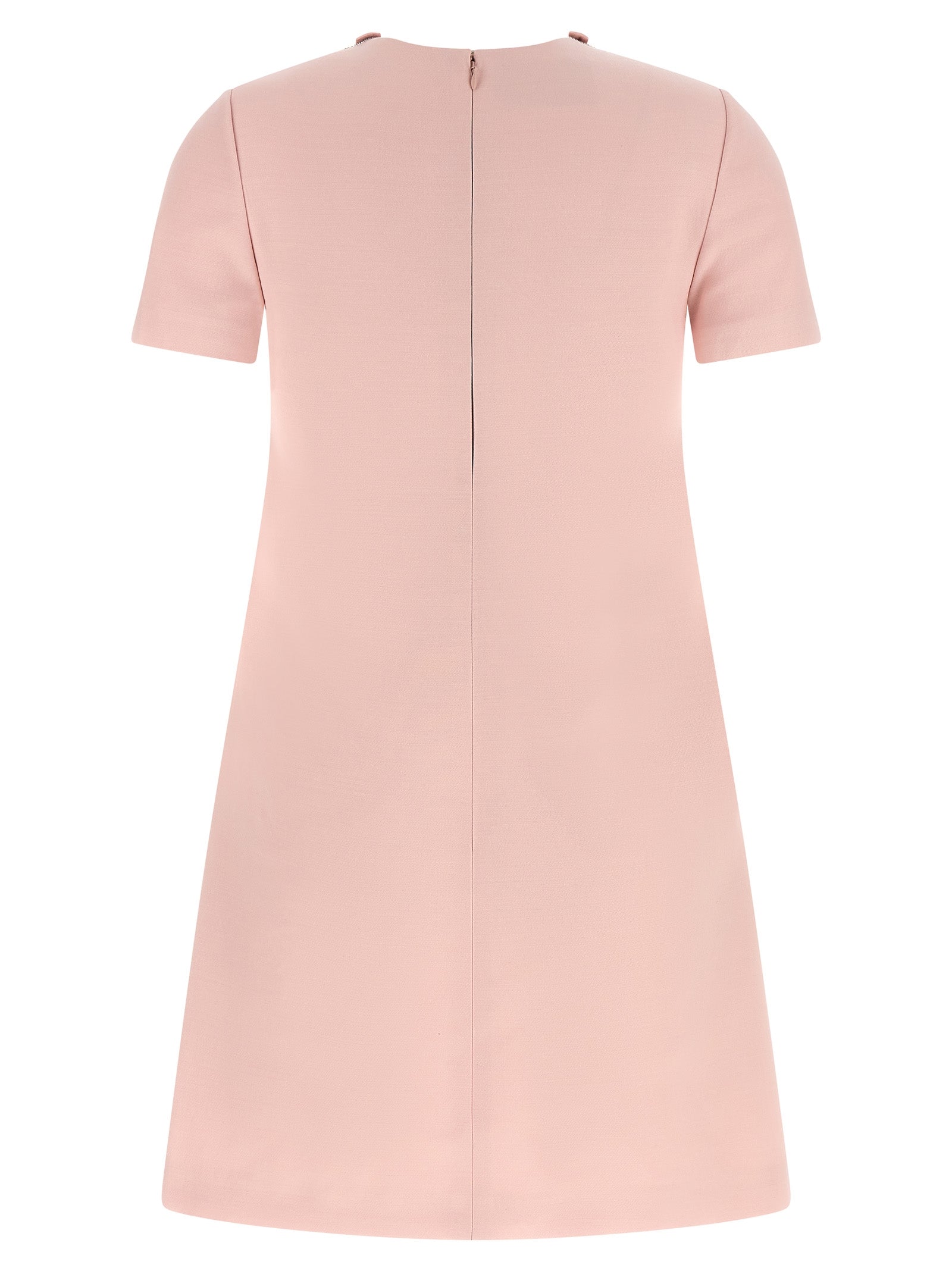 Multicolor Virgin Wool Short Dress