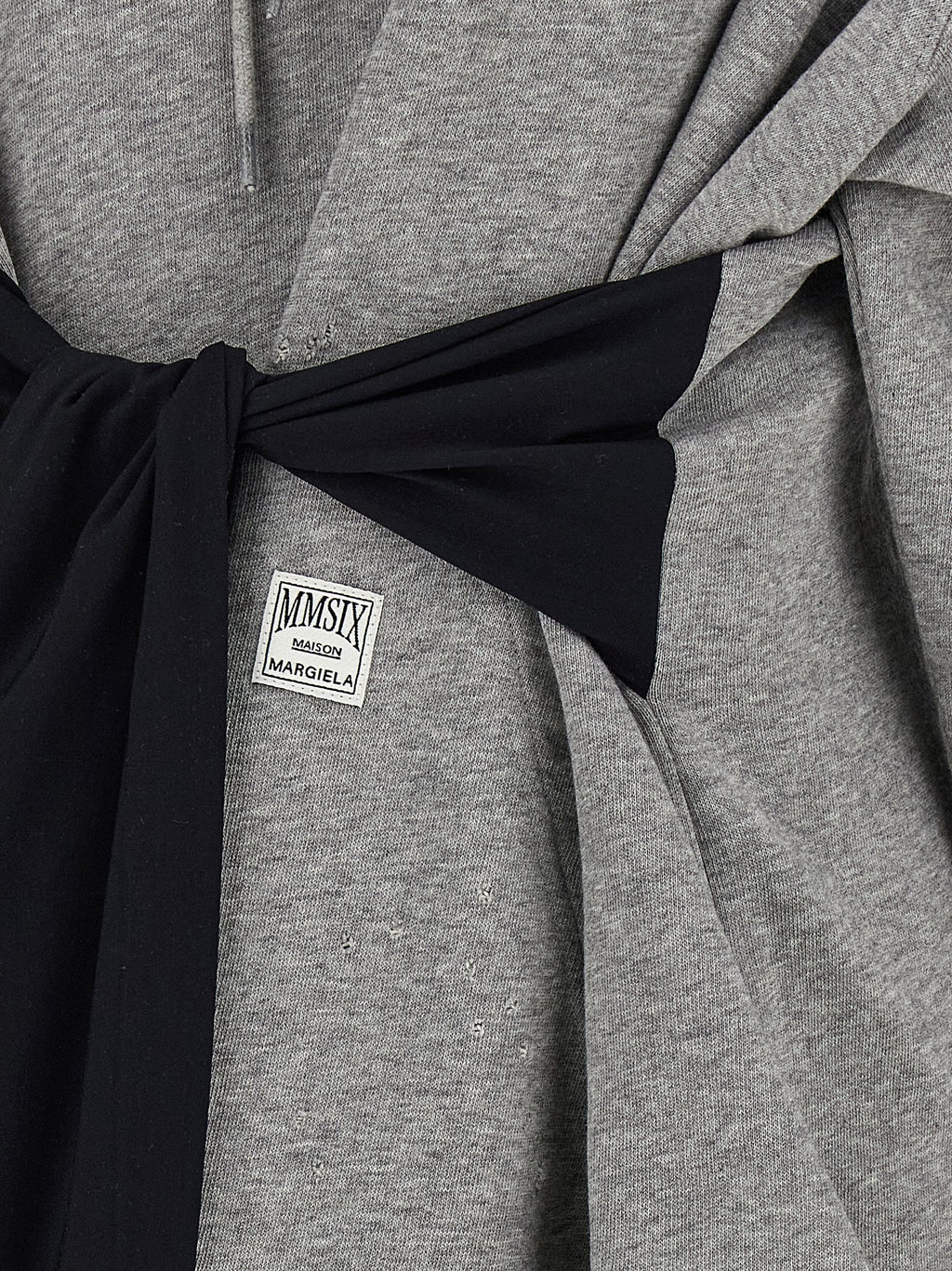 Gray Cotton Short Dress
