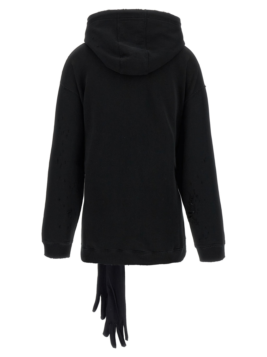 Black Cotton Short Dress