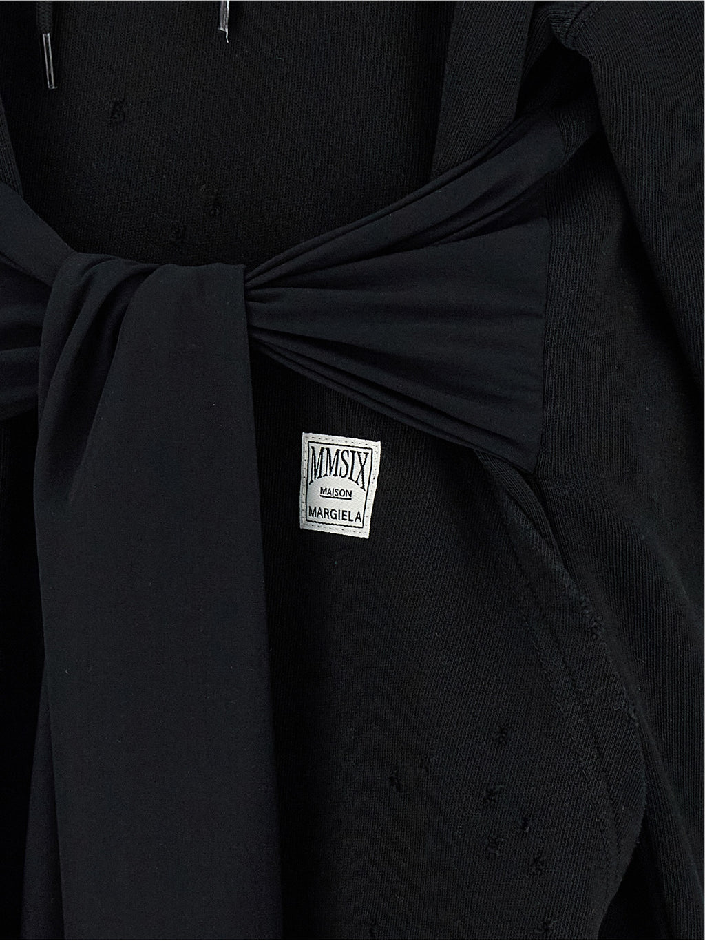 Black Cotton Short Dress