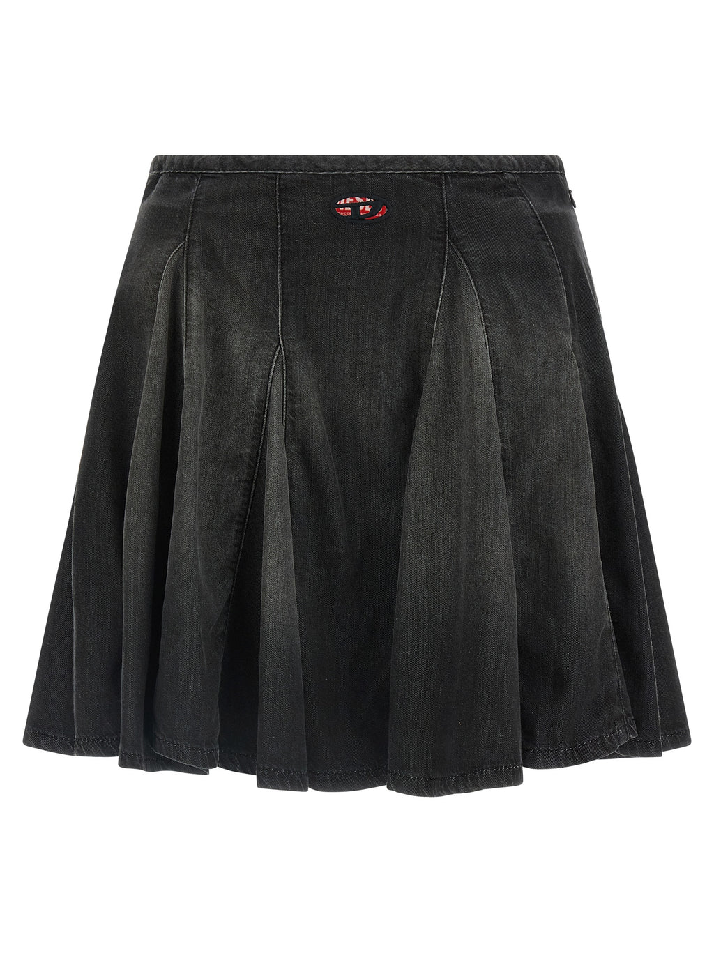 Black Cotton Long Skirt