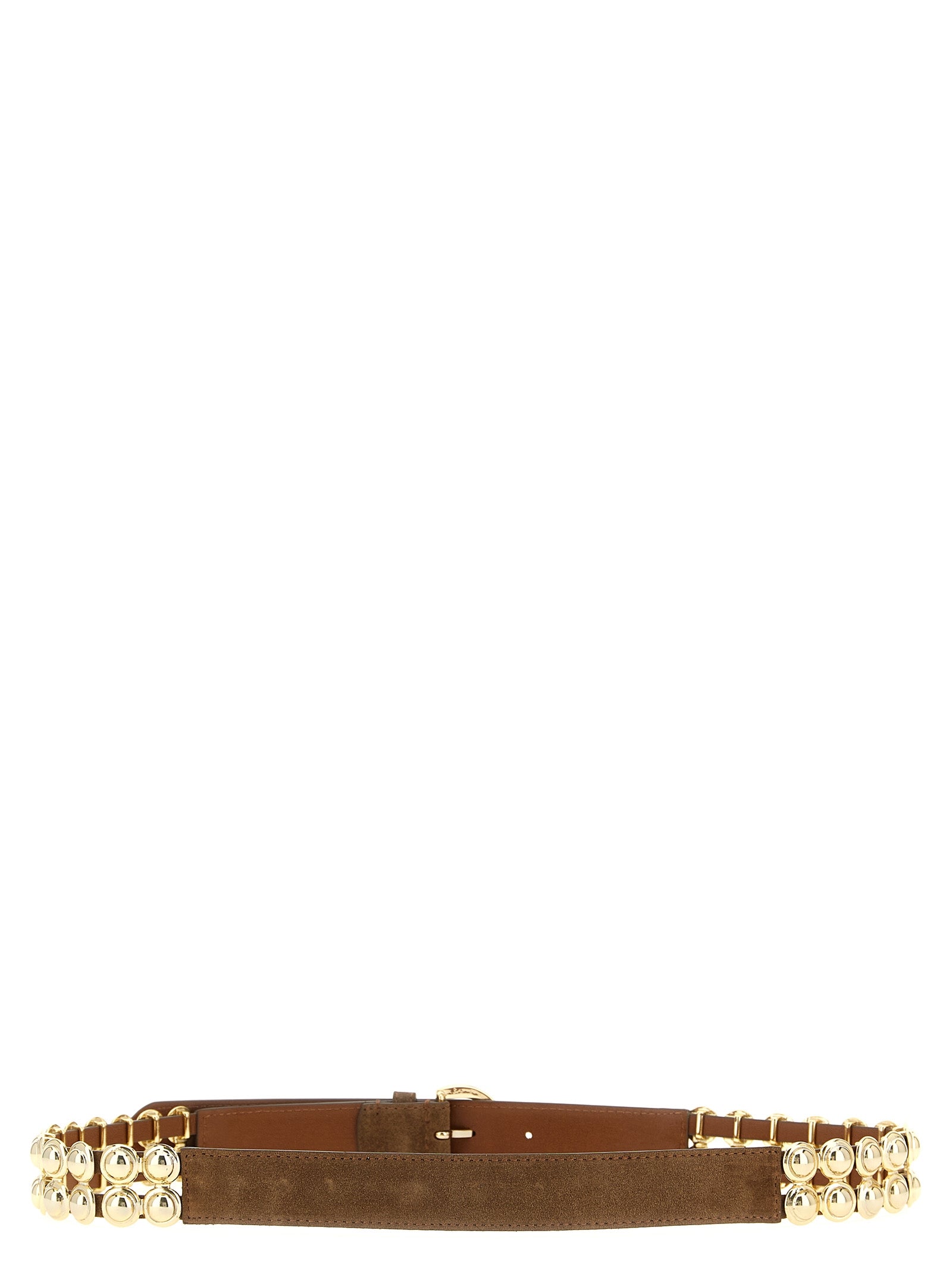 Brown Lamb Leather Regular Belt