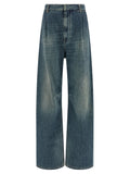 Blue Cotton Jeans Denim