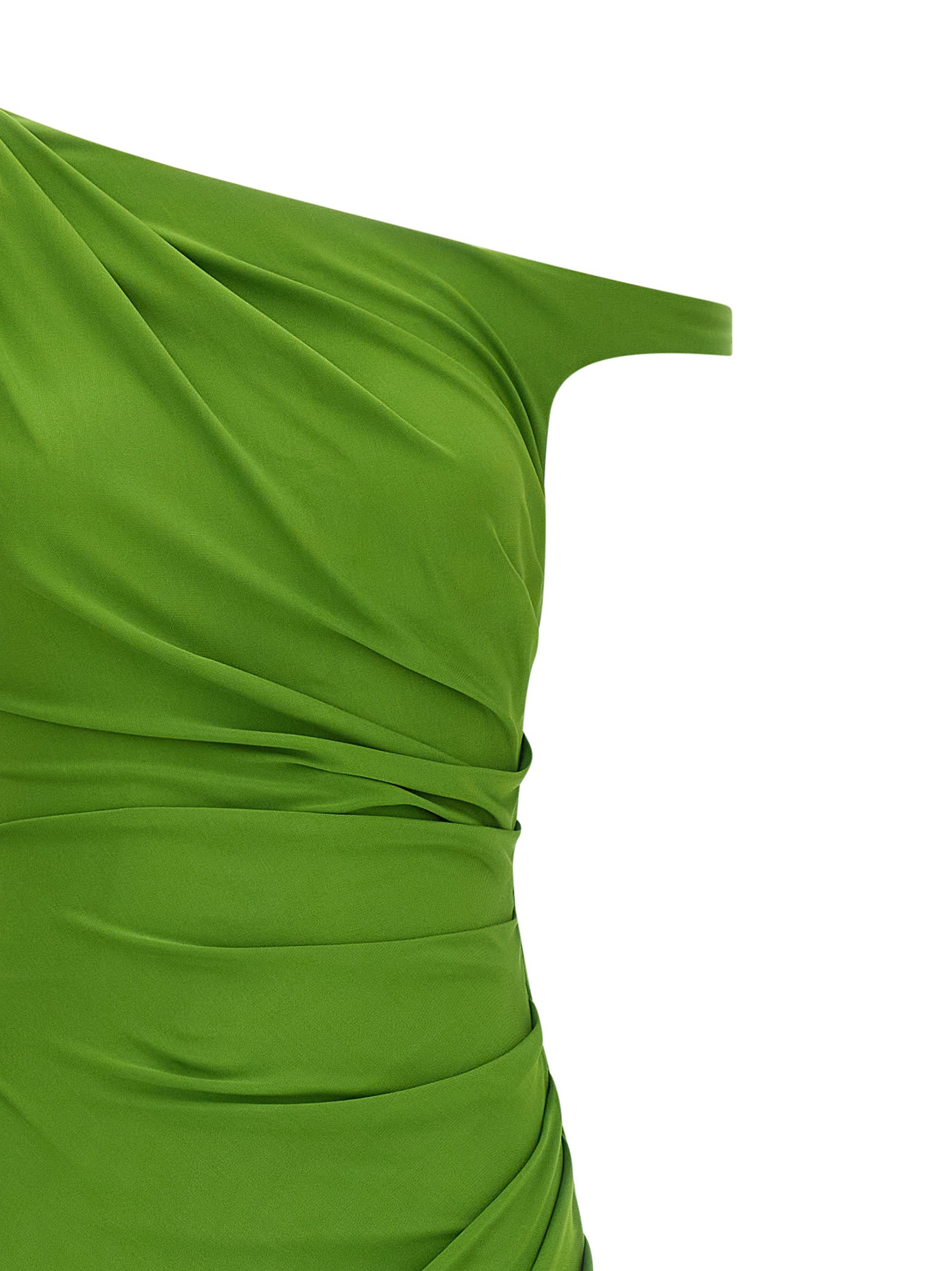 Bicolor Viscose Long Dress