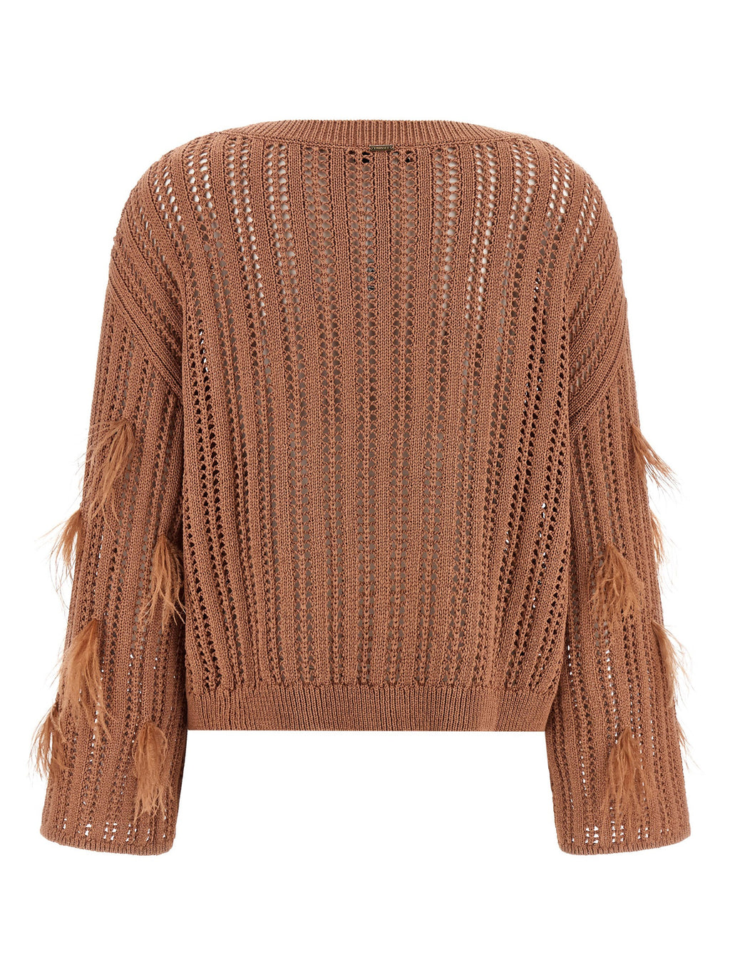 Brown Cotton Cardigan