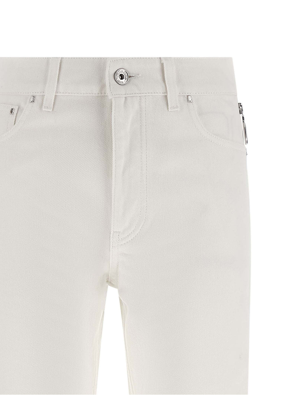 White Cotton Jeans Denim