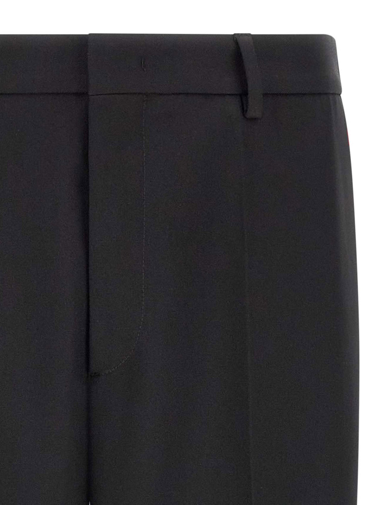 Black Polyester Dress Pants