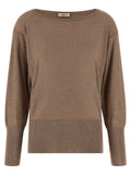 Brown Viscose Cardigan