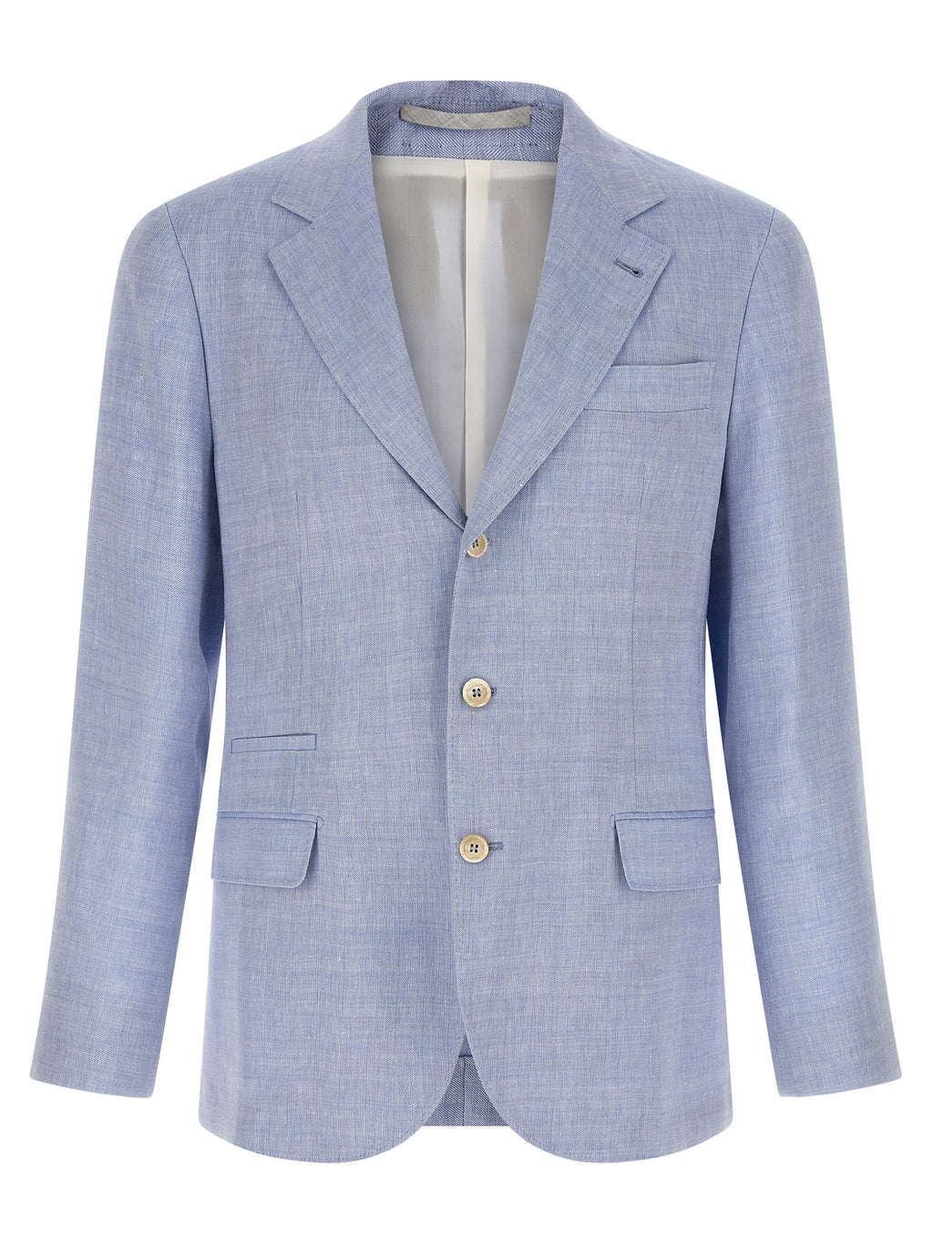 Blue Linen Blazer
