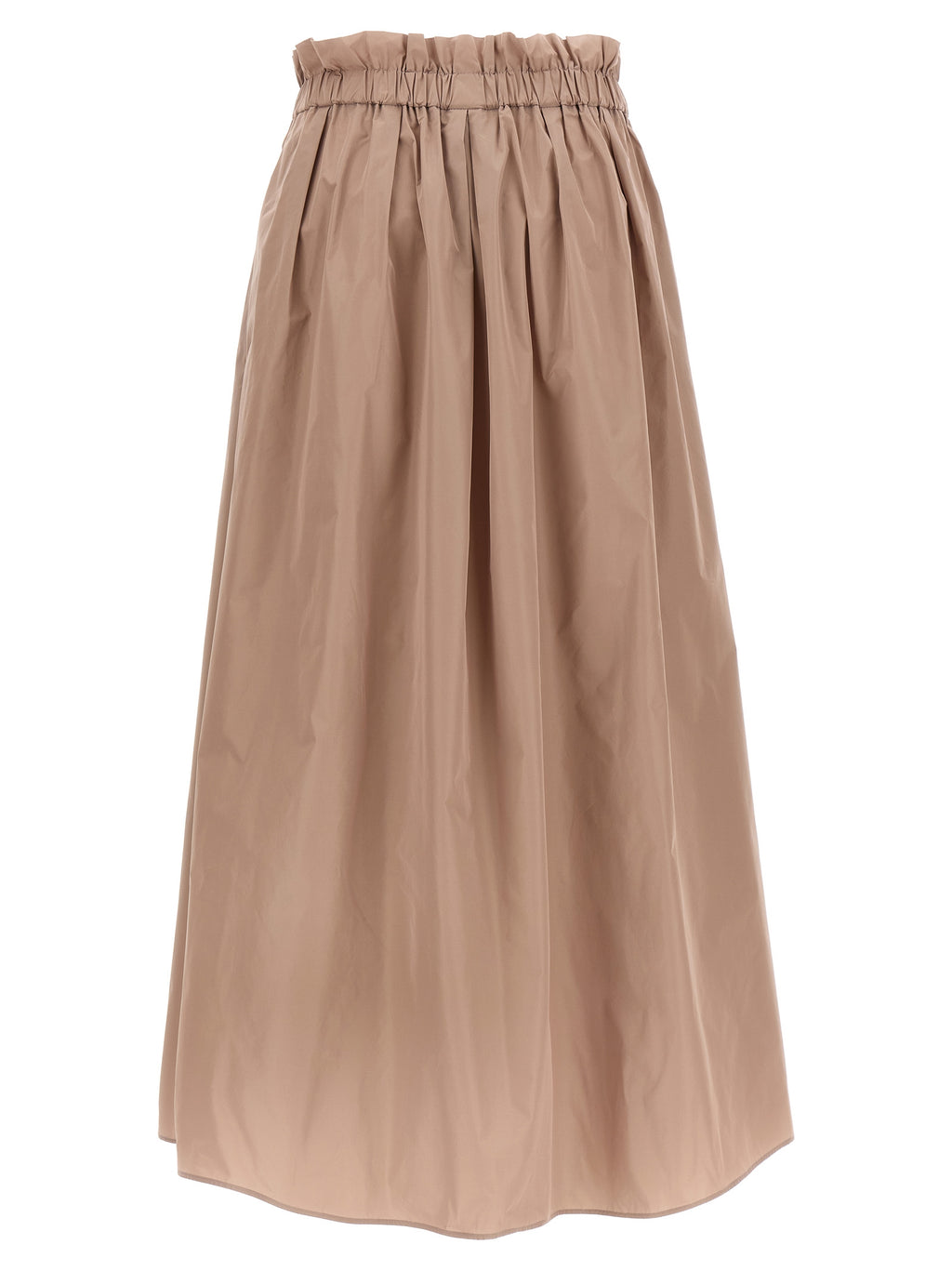 Multicolor Polyester Midi Skirt