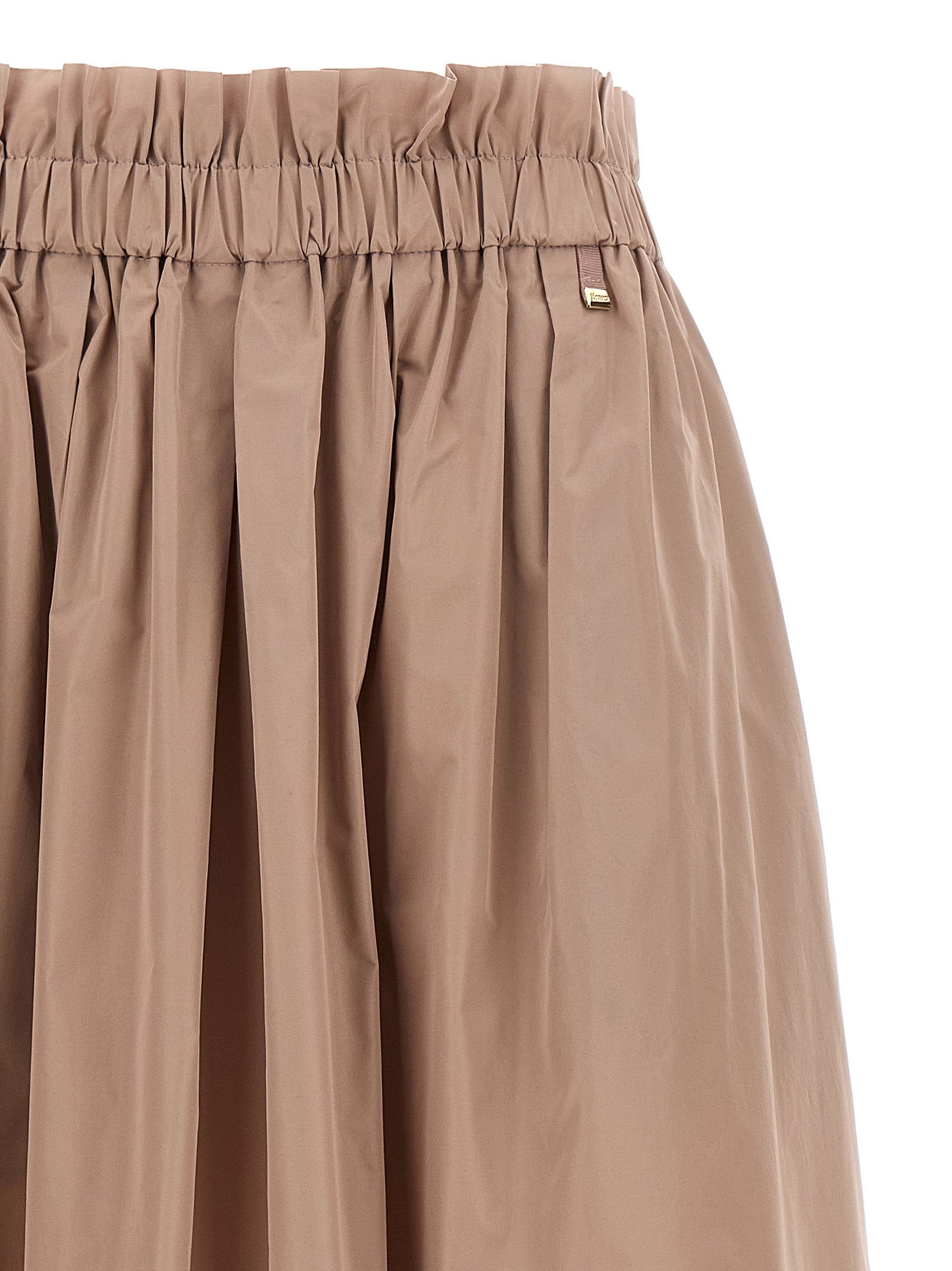 Multicolor Polyester Midi Skirt