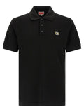 Black Cotton Polo Shirt