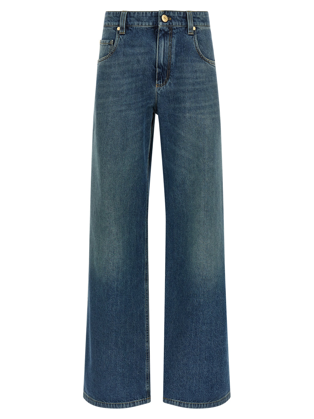 Blue Cotton Jeans Denim