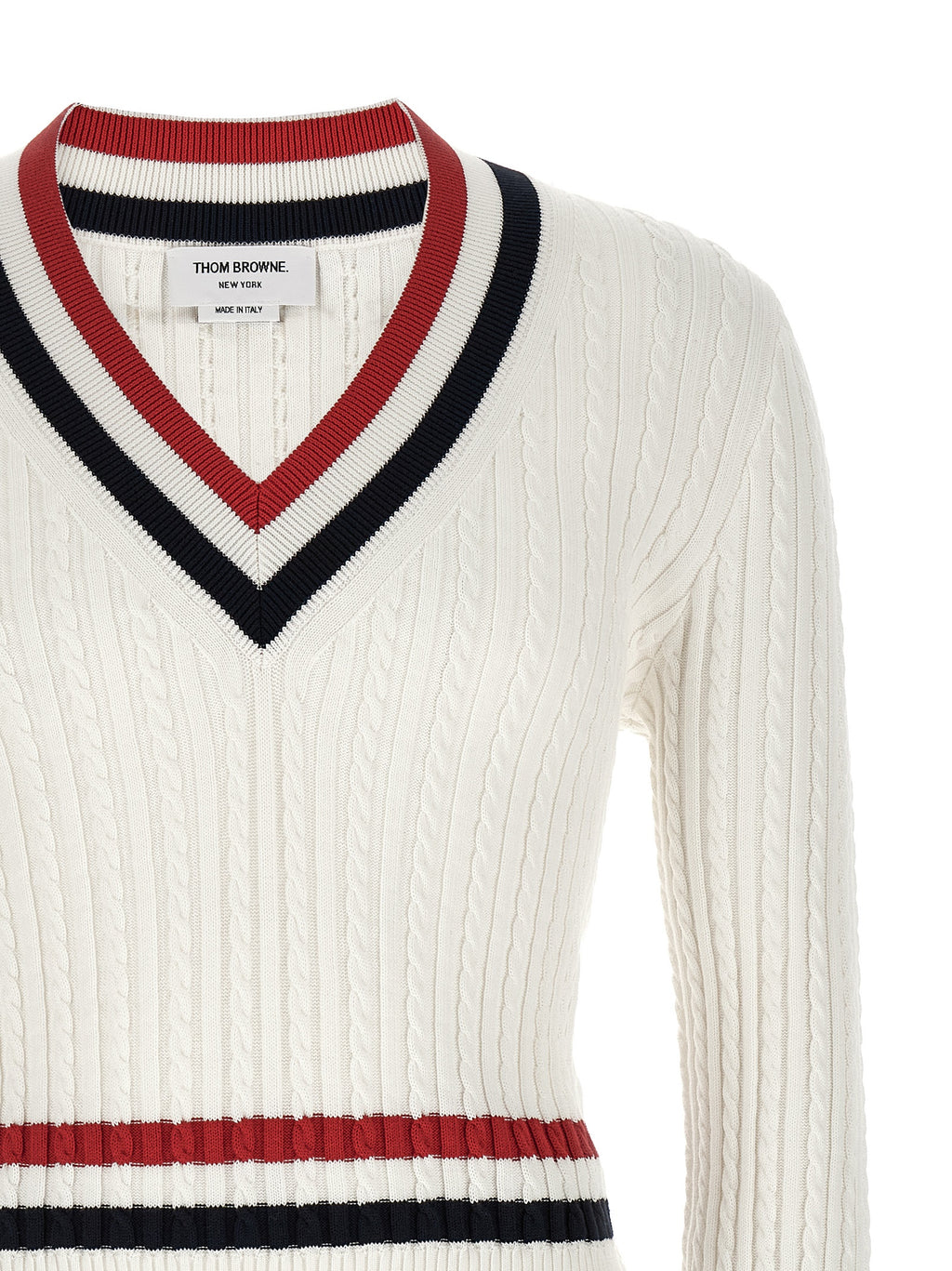 White Cotton Cardigan