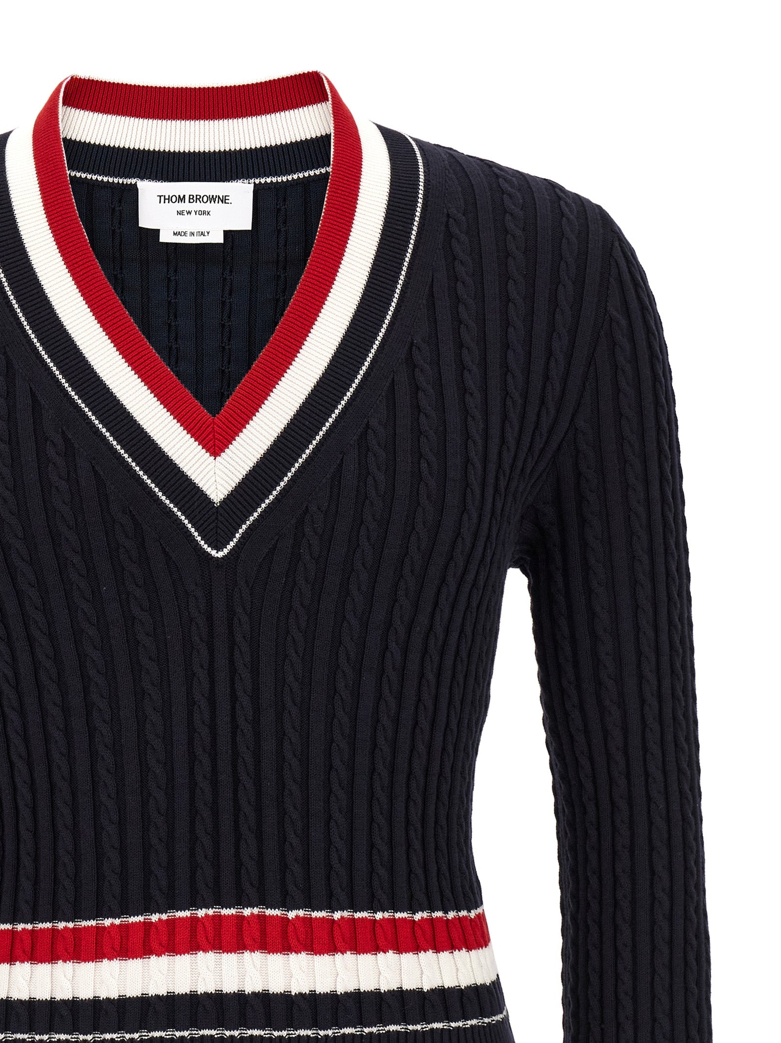 Blue Cotton Cardigan