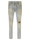 Blue Cotton Jeans Denim