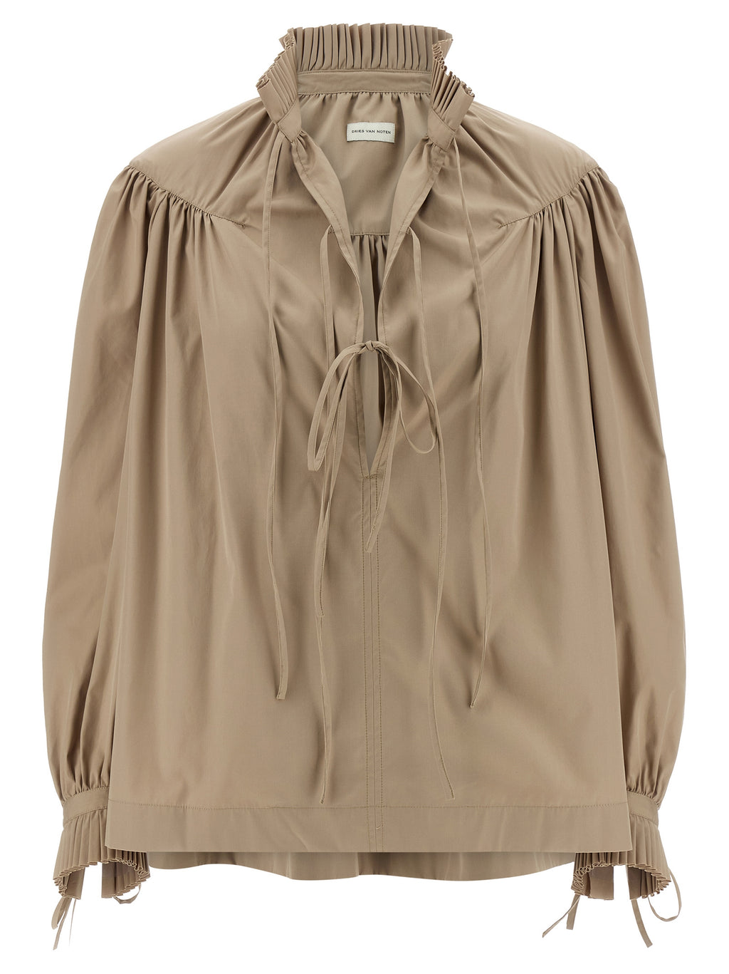 Beige Cotton Blouse