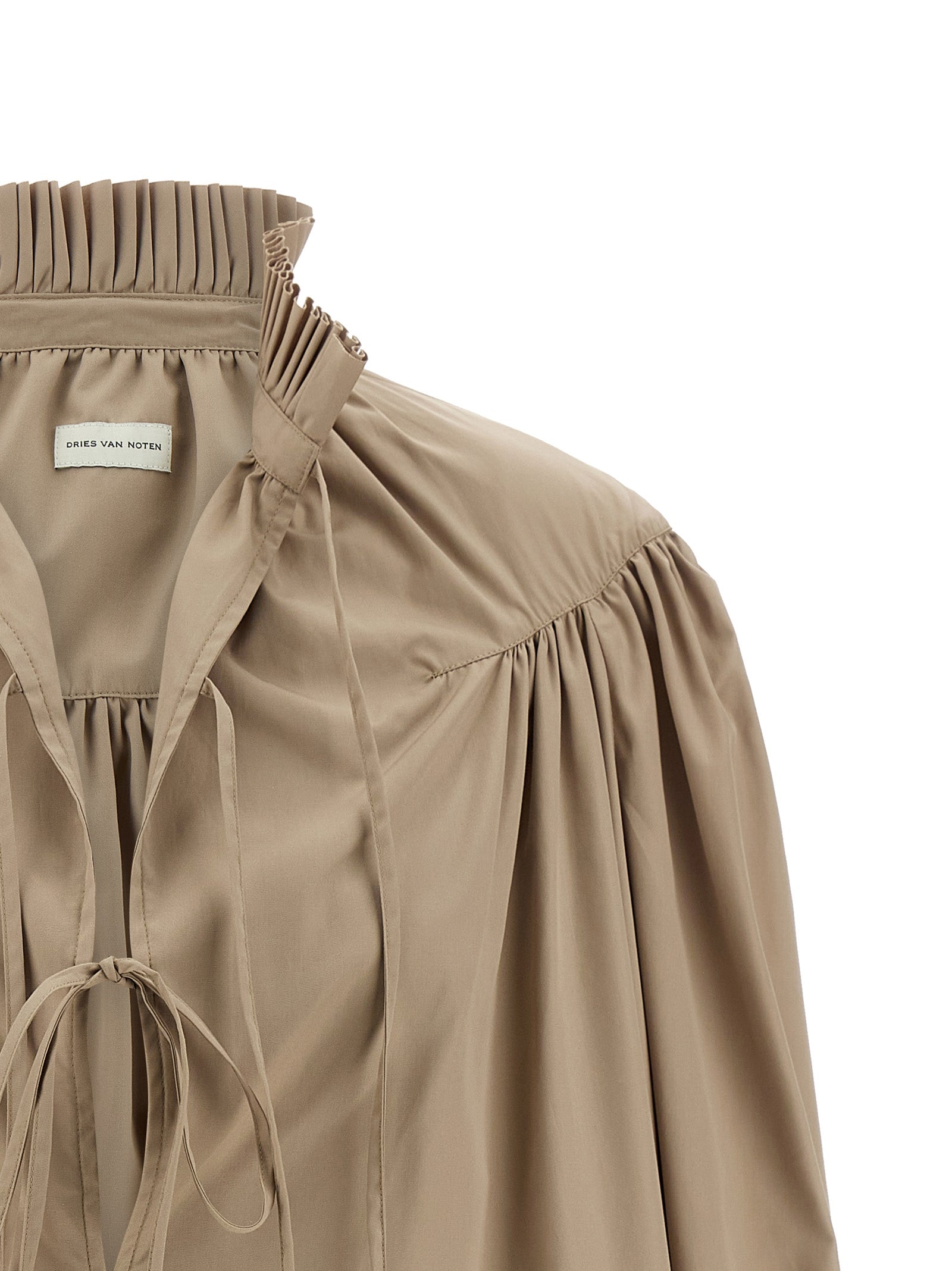 Beige Cotton Blouse