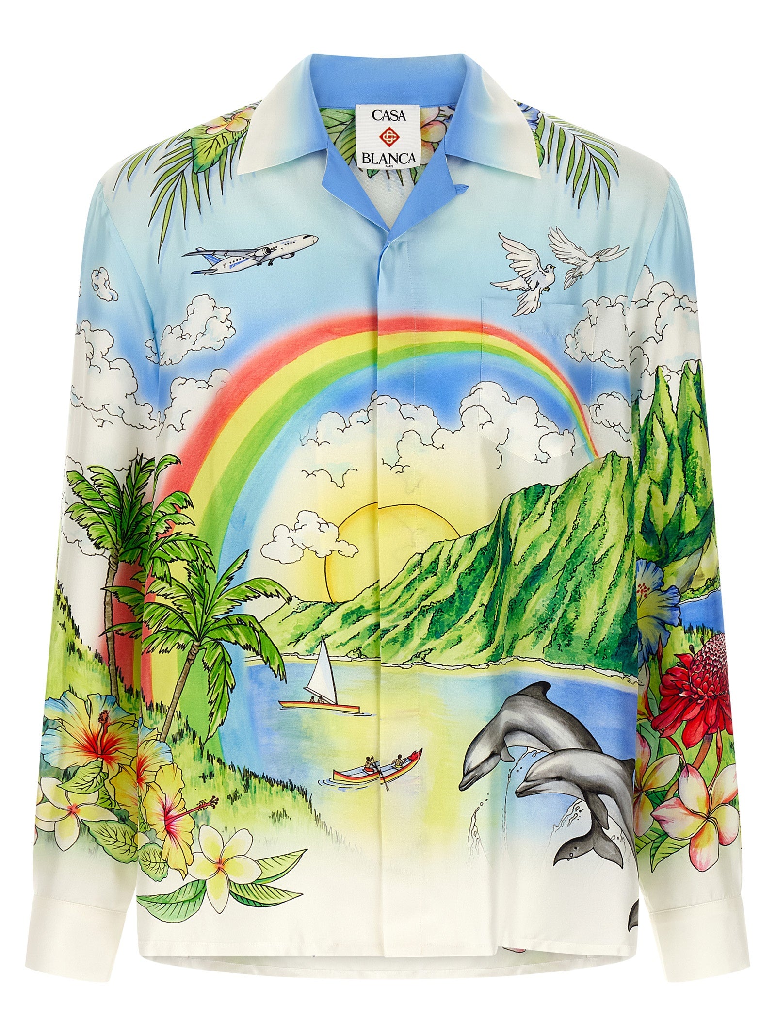 Multicolor Silk Blouse