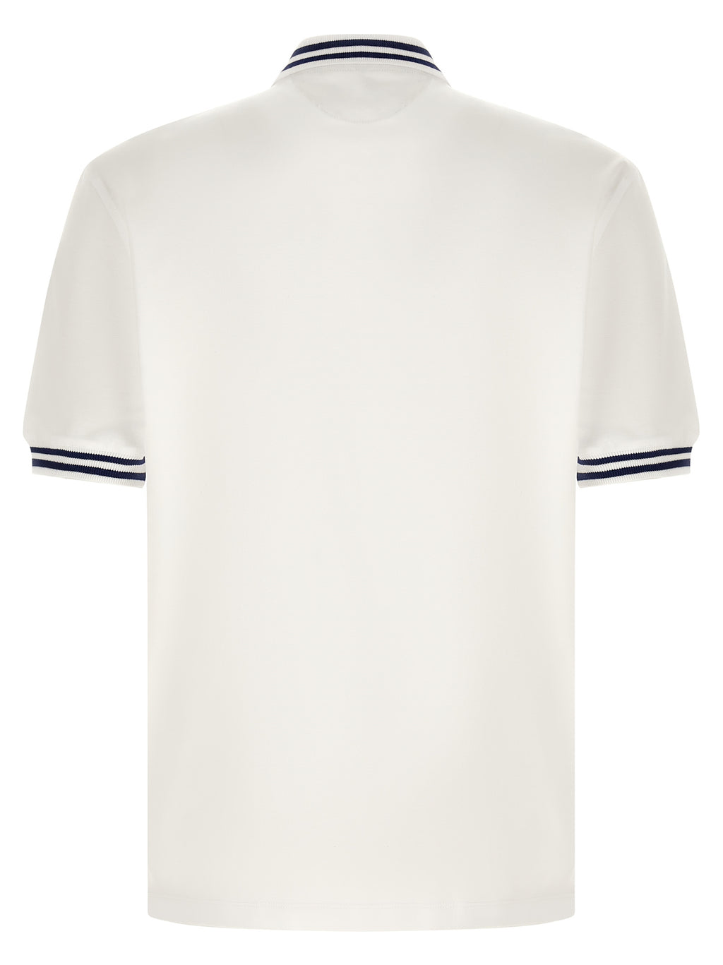 White Cotton Polo Shirt