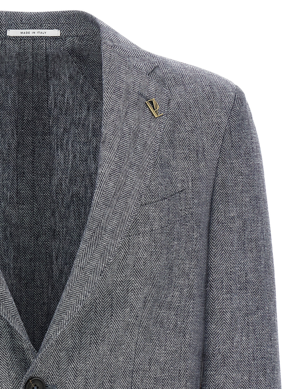 Blue Linen Blazer